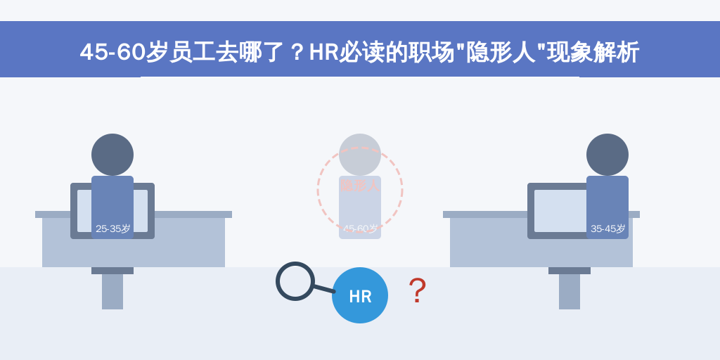 45-60岁员工去哪了?HR必读的职场“隐形人”现象解析