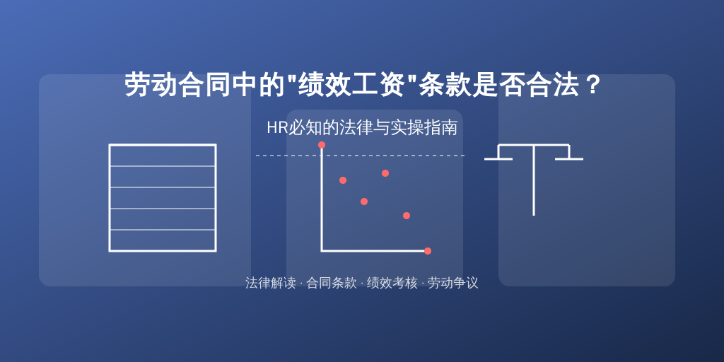 劳动合同里写绩效工资，这样约定能不能站住