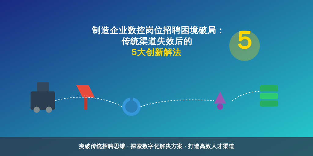 制造企业数控岗位招聘困境破局:传统渠道失效后的5大创新解法
