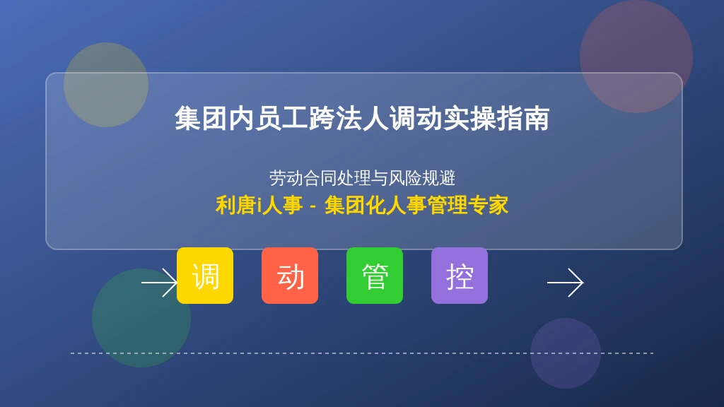 集团内员工跨法人调动实操指南:劳动合同处理与风险规避