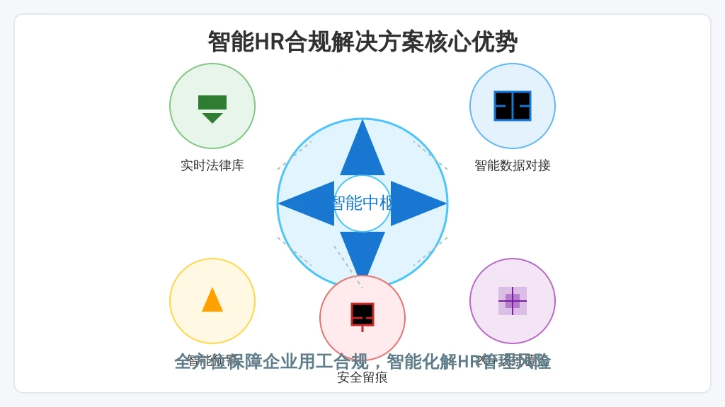 ['法律库更新能力', '数据对接深度', '场景覆盖度', '预警机制', '留痕管理']