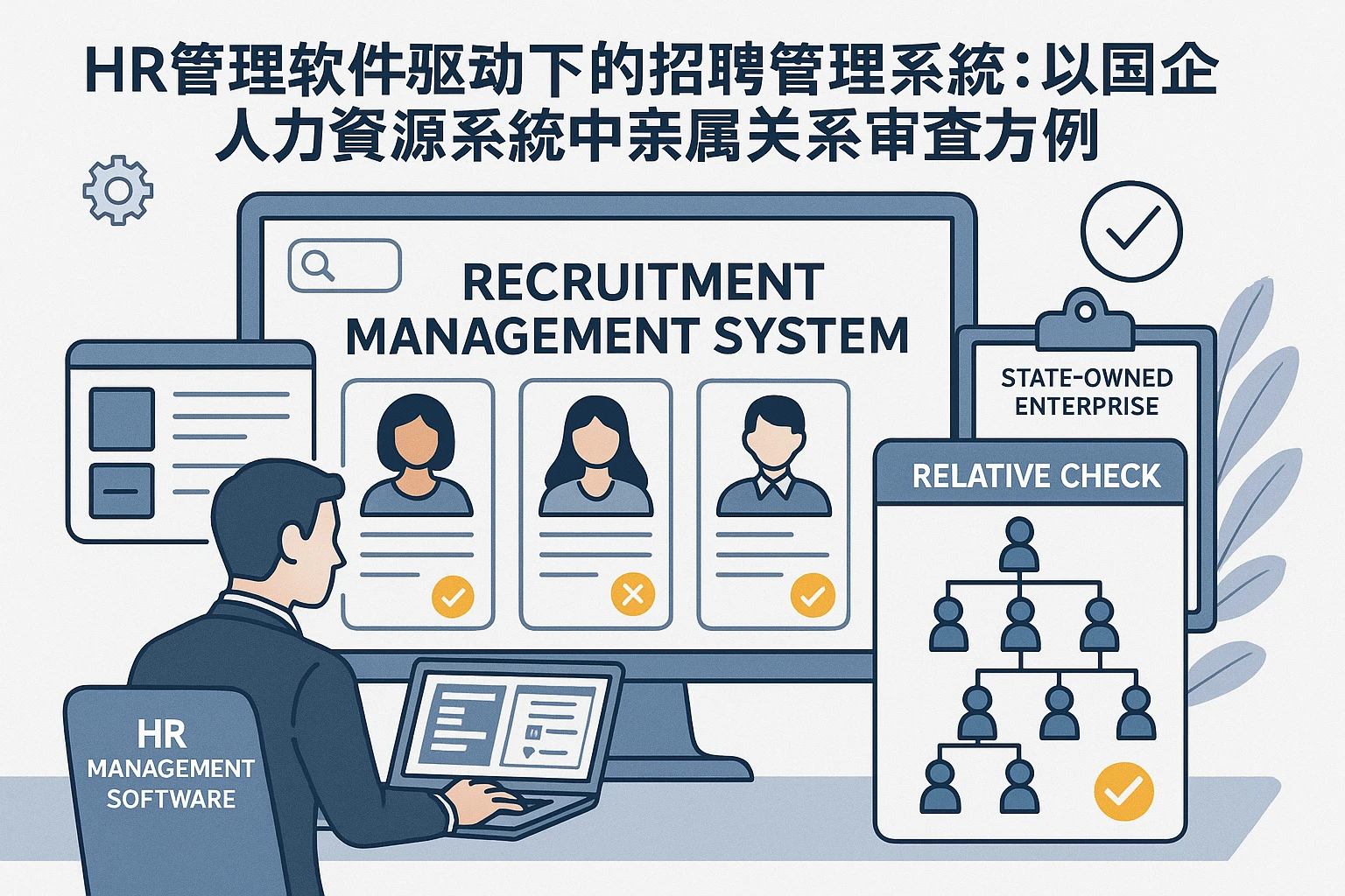 HR管理软件驱动下的招聘管理系统:以国企人力资源系统中的亲属关系审查为例