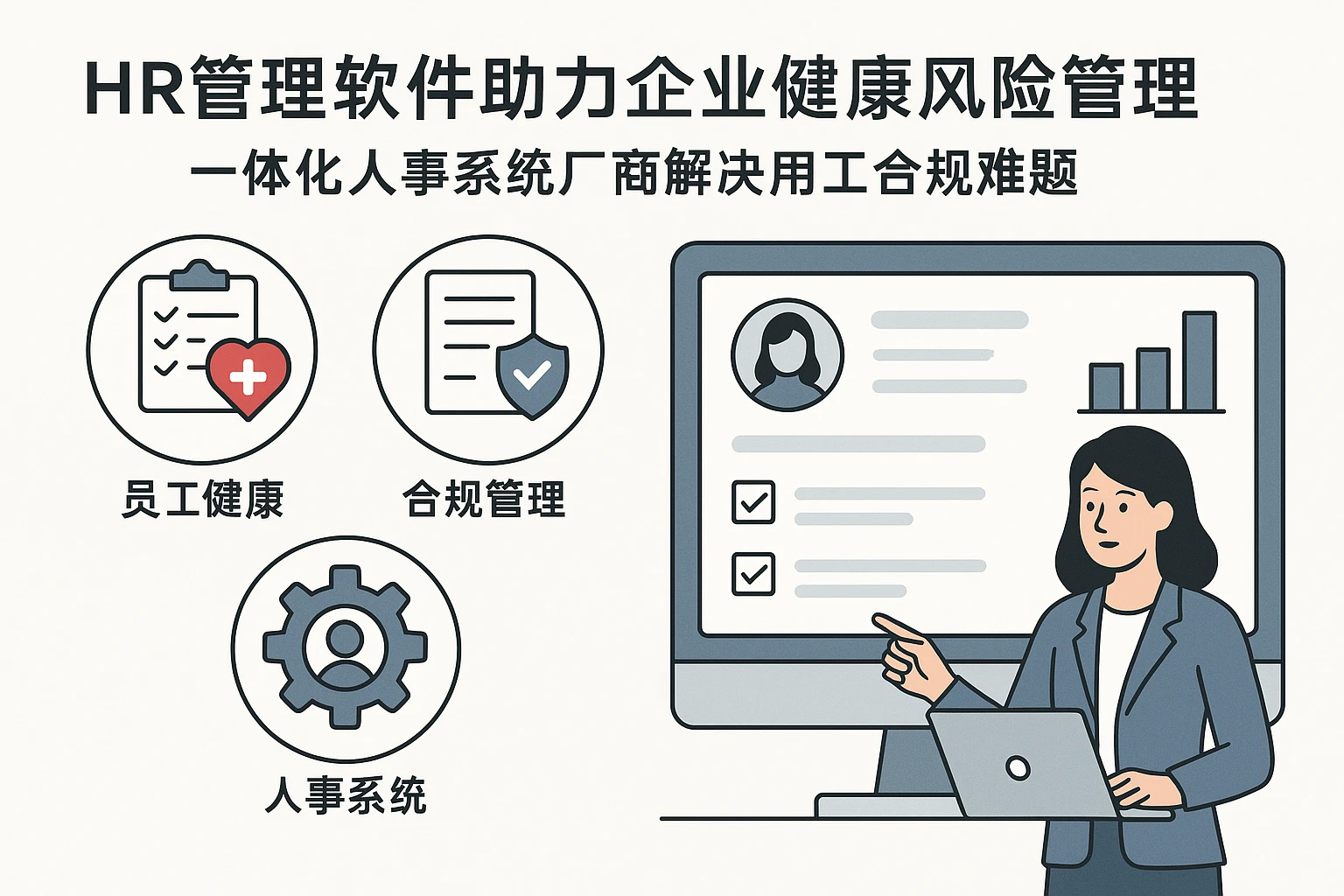 HR管理软件助力企业健康风险管理——一体化人事系统厂商解决用工合规难题