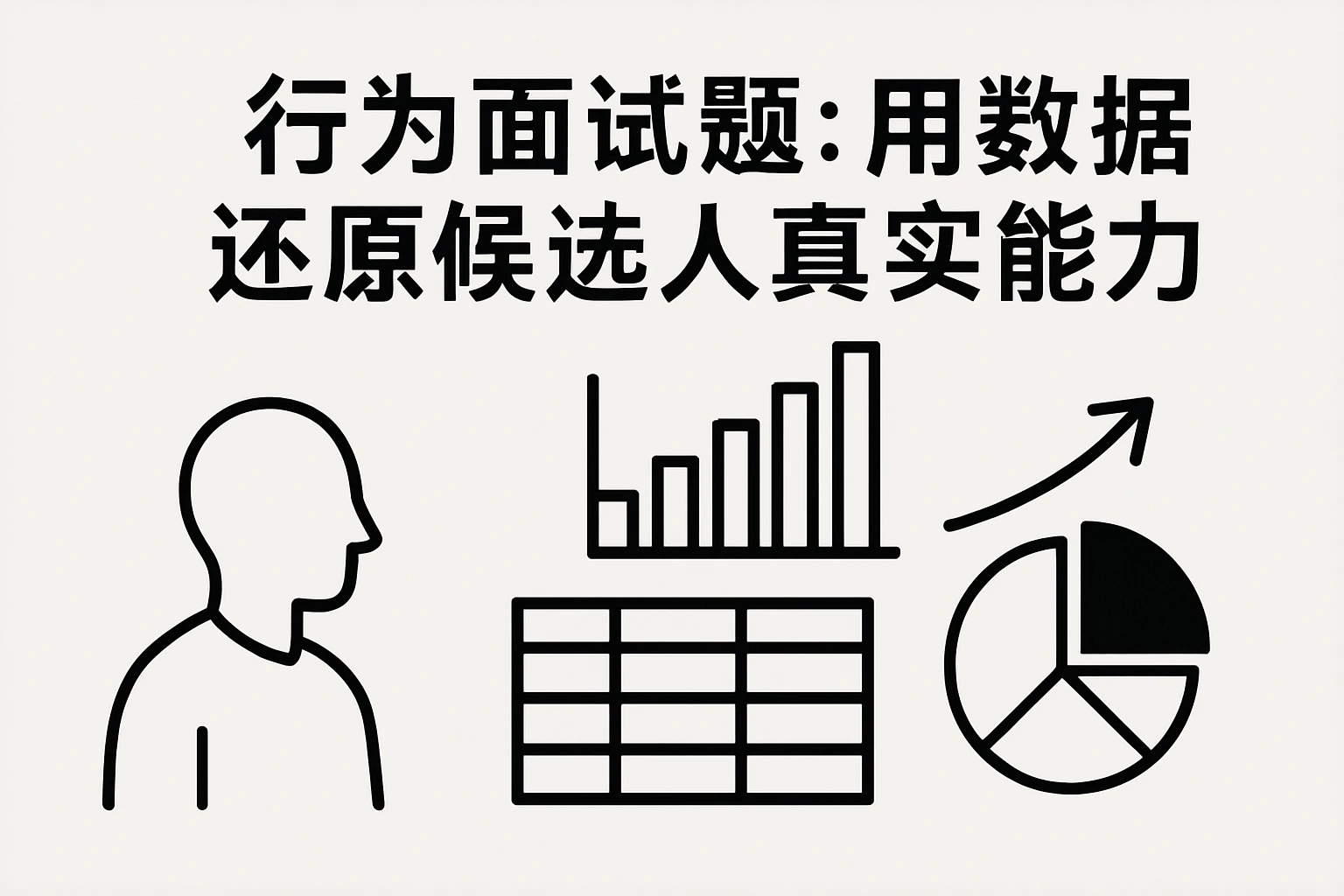 1. 行为面试题:用数据还原候选人真实能力