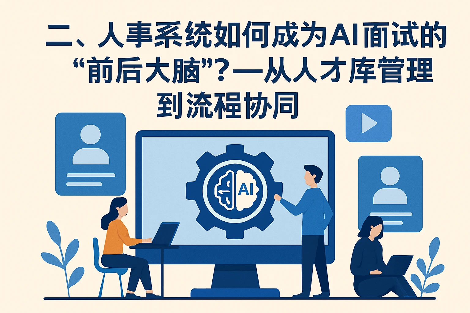 二、人事系统如何成为AI面试的“幕后大脑”?——从人才库管理到流程协同