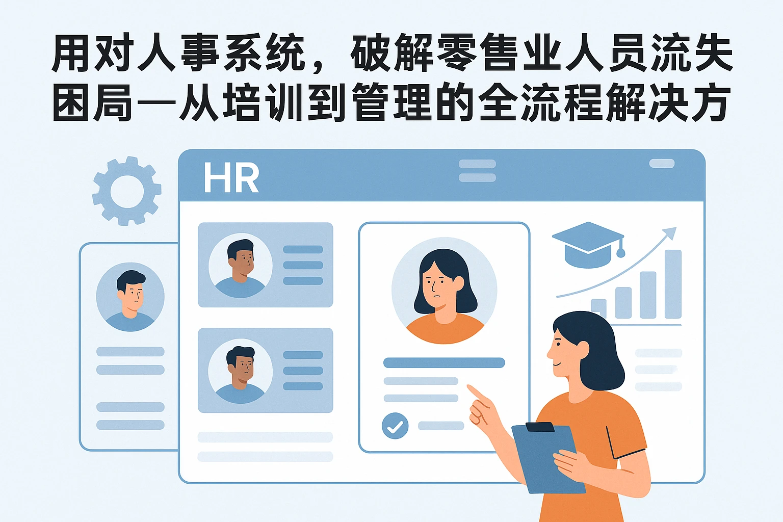 用对人事系统,破解零售业人员流失困局——从培训到管理的全流程解决方案