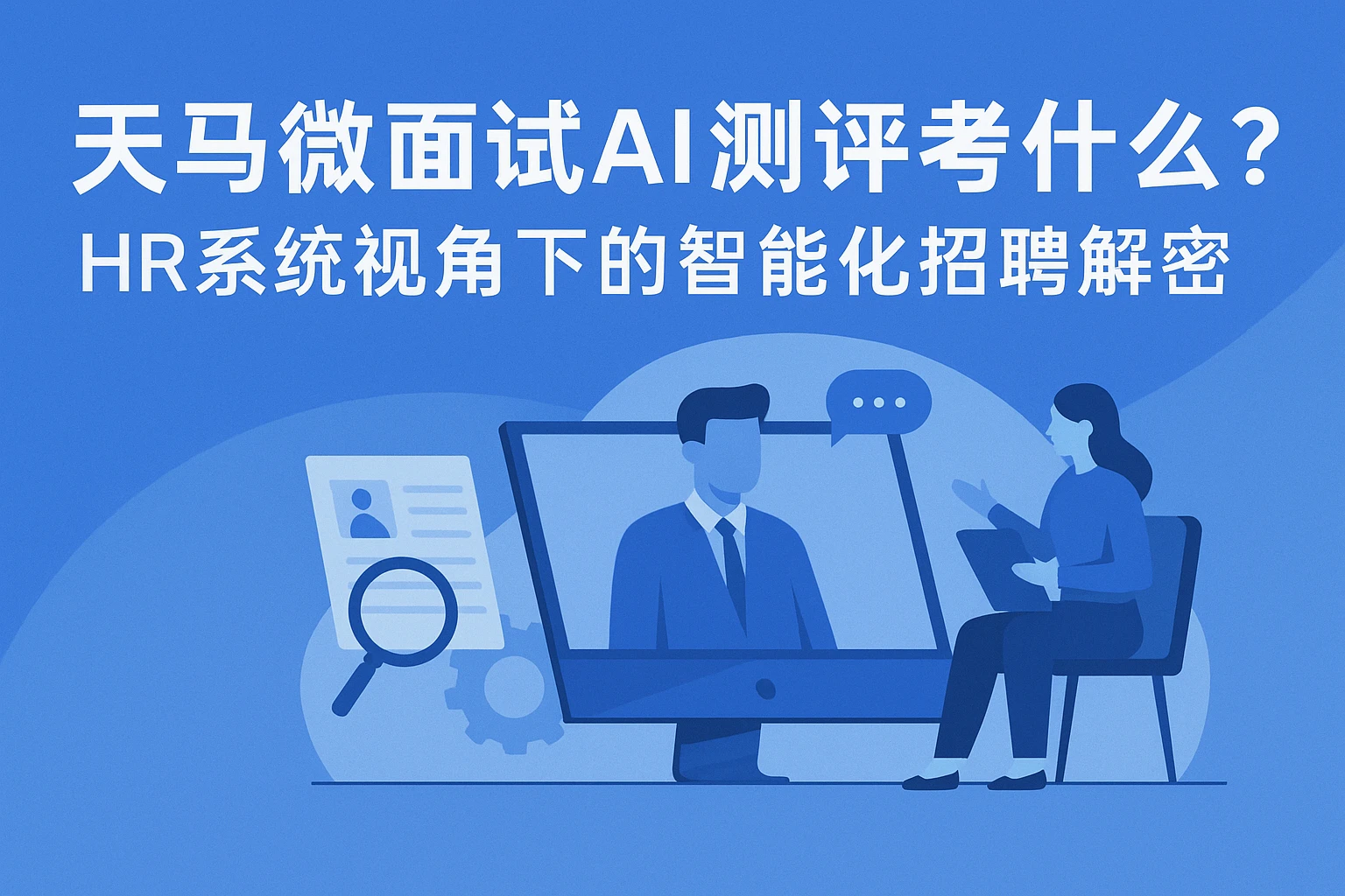 天马微面试AI测评考什么？HR系统视角下的智能化招聘解密