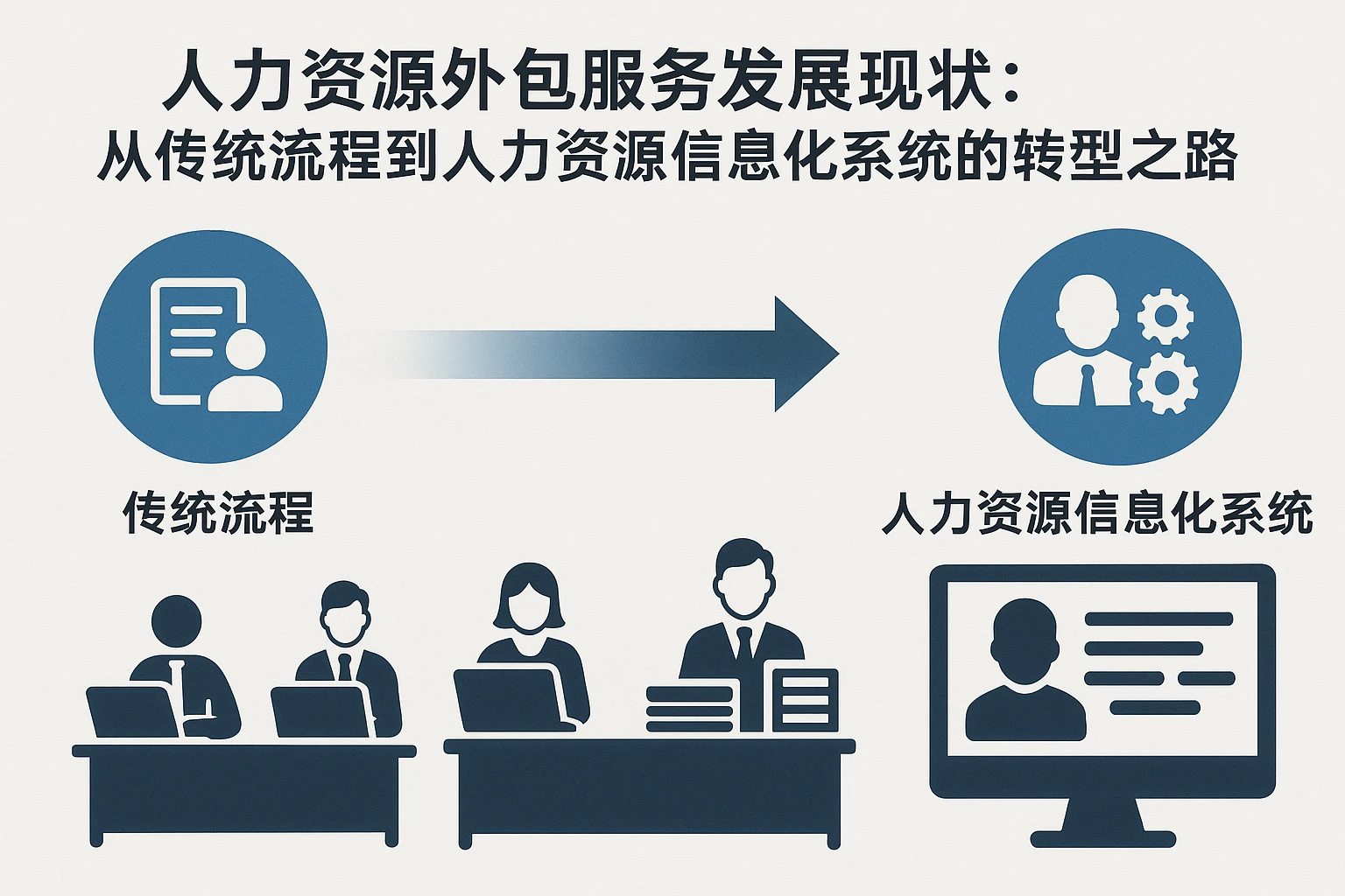 人力资源外包服务发展现状:从传统流程到人力资源信息化系统的转型之路