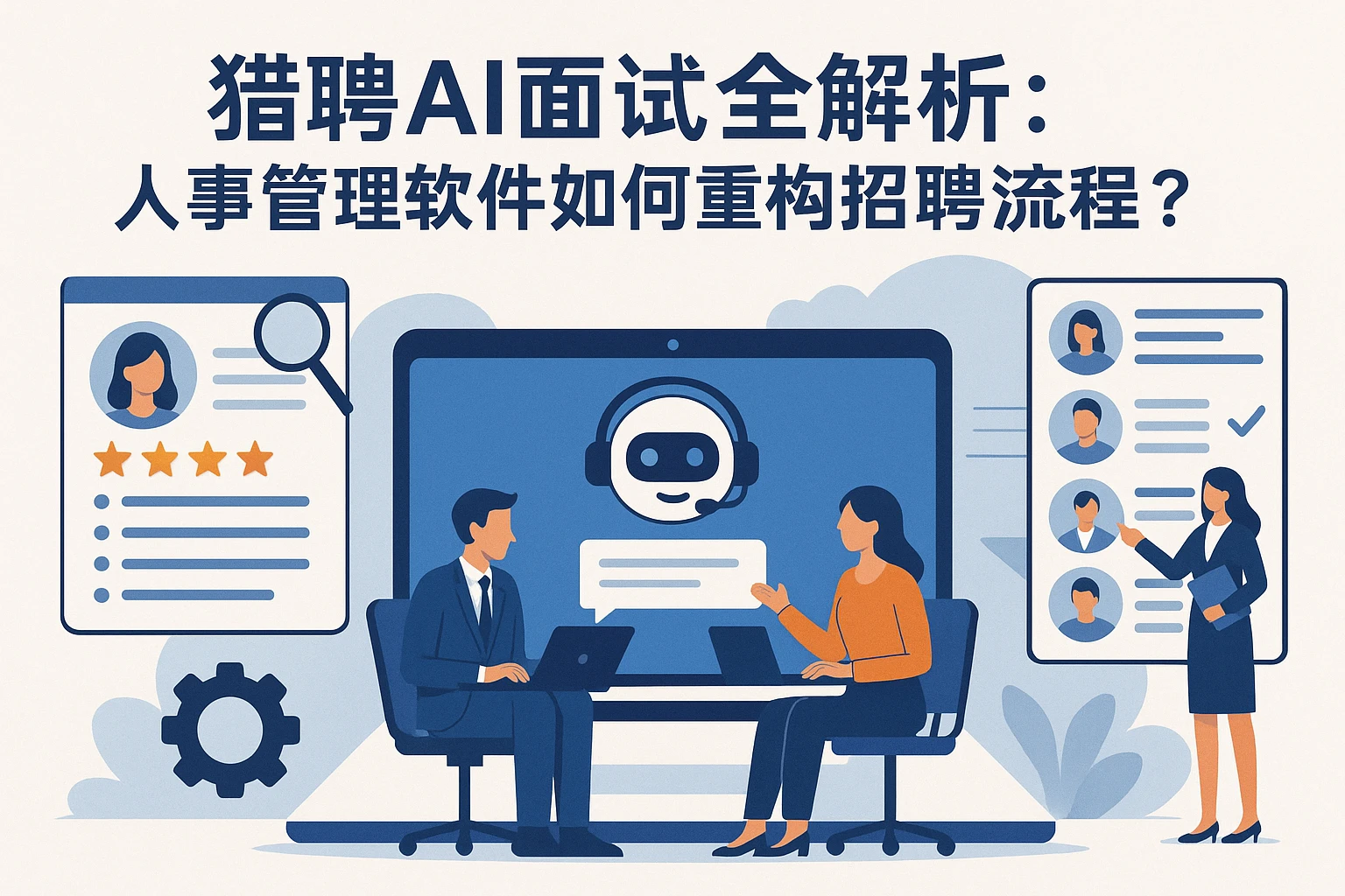 猎聘AI面试全解析:人事管理软件如何重构招聘流程?
