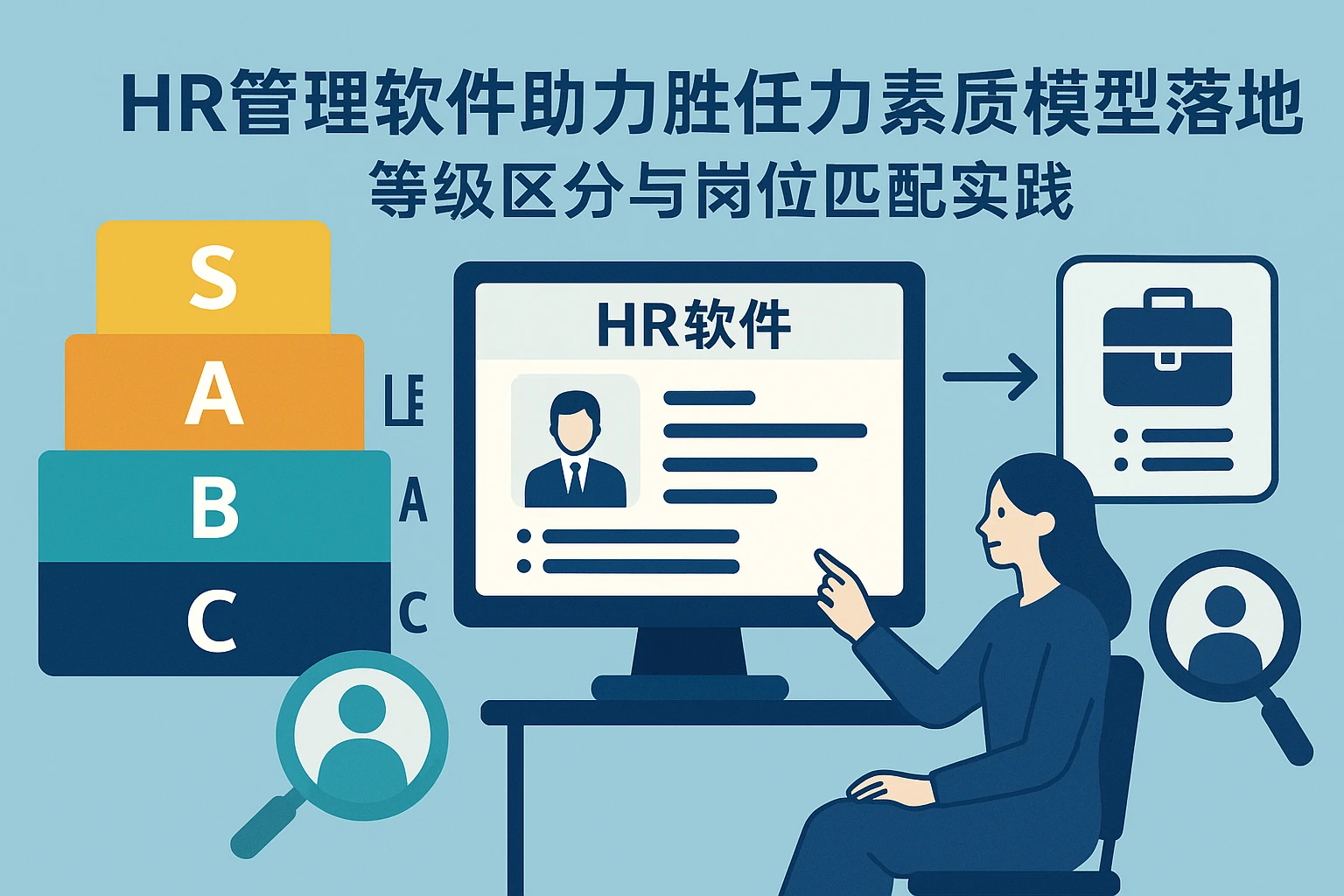 HR管理软件助力胜任力素质模型落地：等级区分与岗位匹配实践