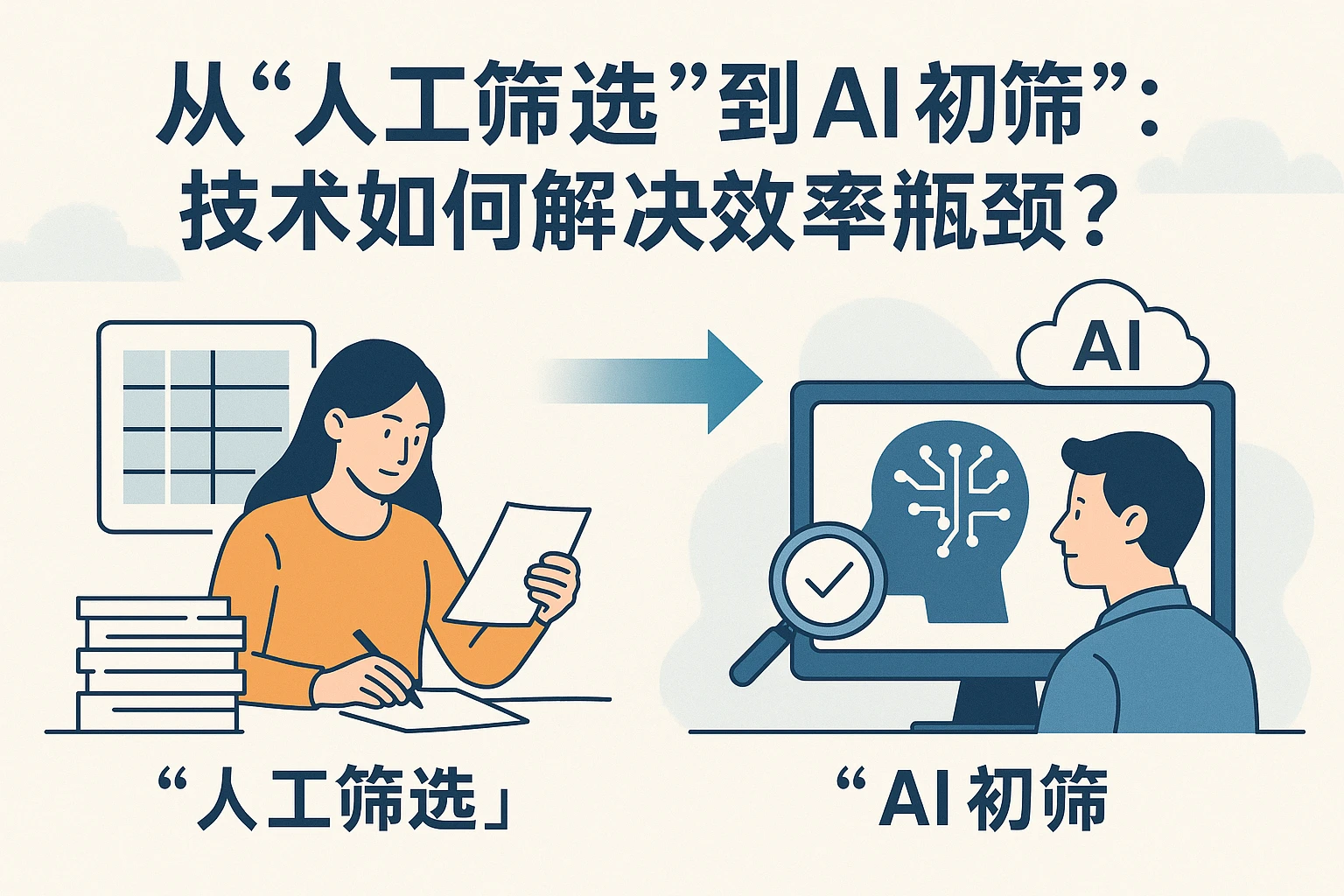 1.1 从“人工筛选”到“AI初筛”:技术如何解决效率瓶颈?