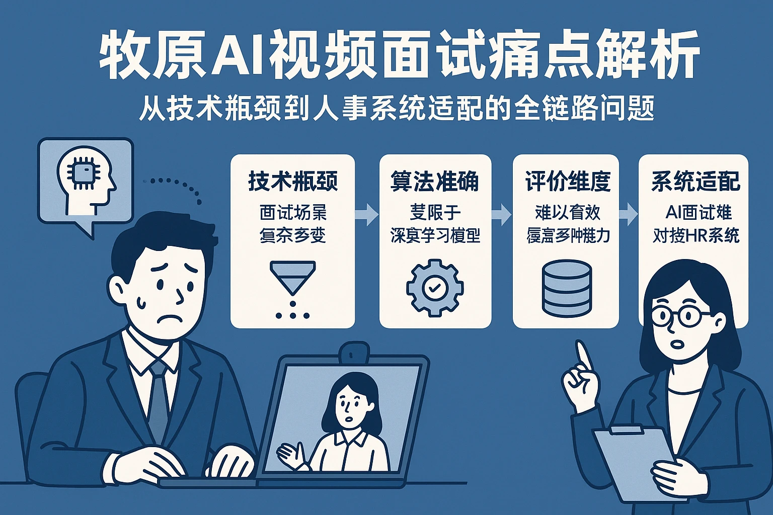 牧原AI视频面试痛点解析:从技术瓶颈到人事系统适配的全链路问题
