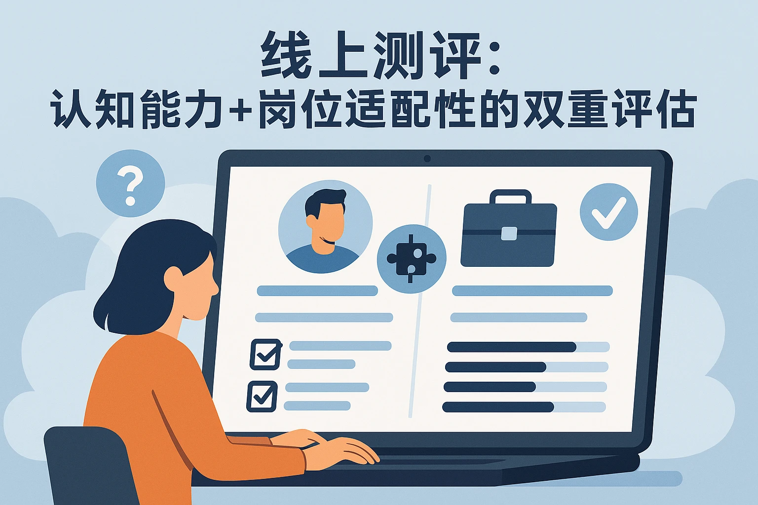 2. 线上测评：认知能力+岗位适配性的双重评估