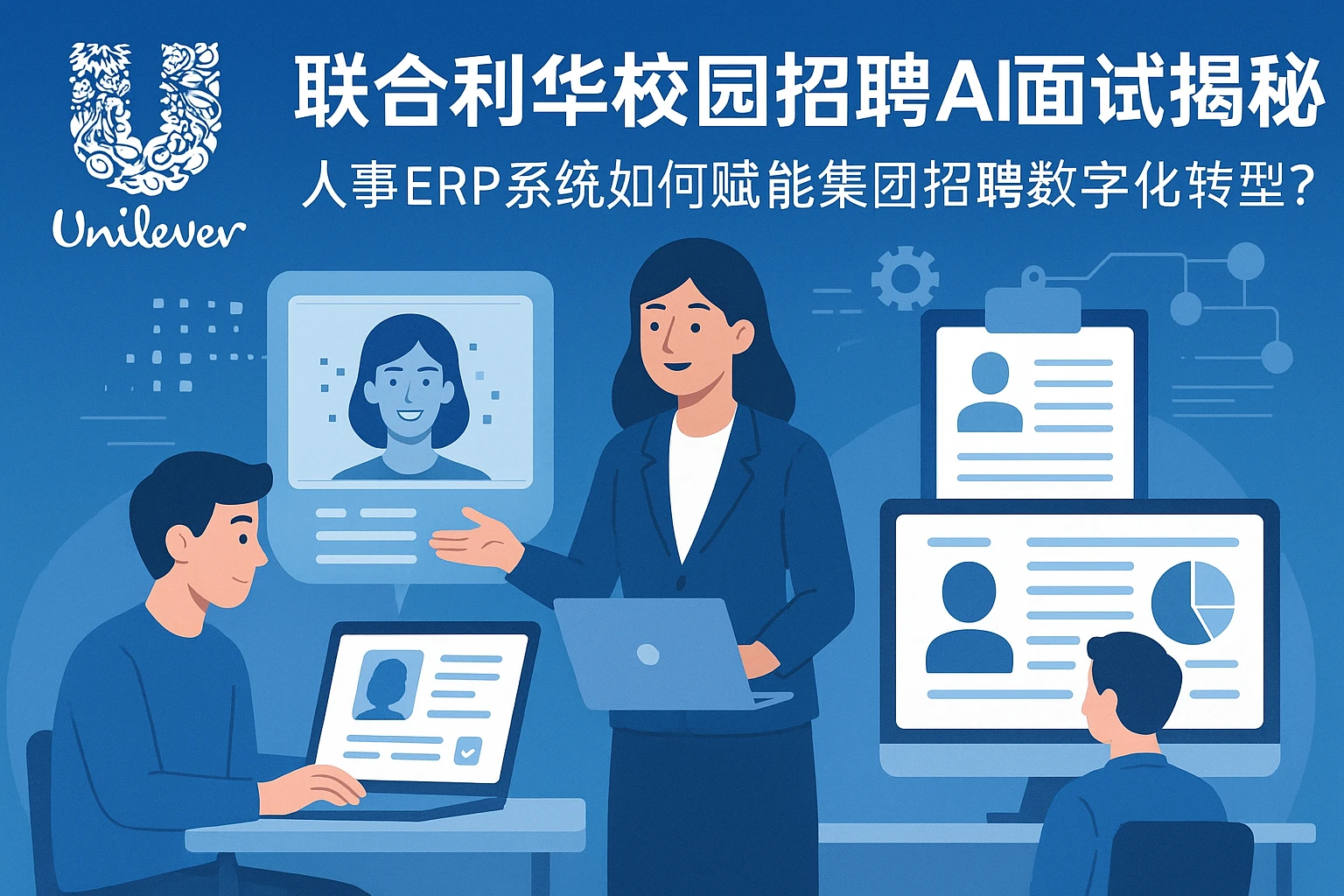 校园招聘用AI面试时，人事系统通常接在哪几步