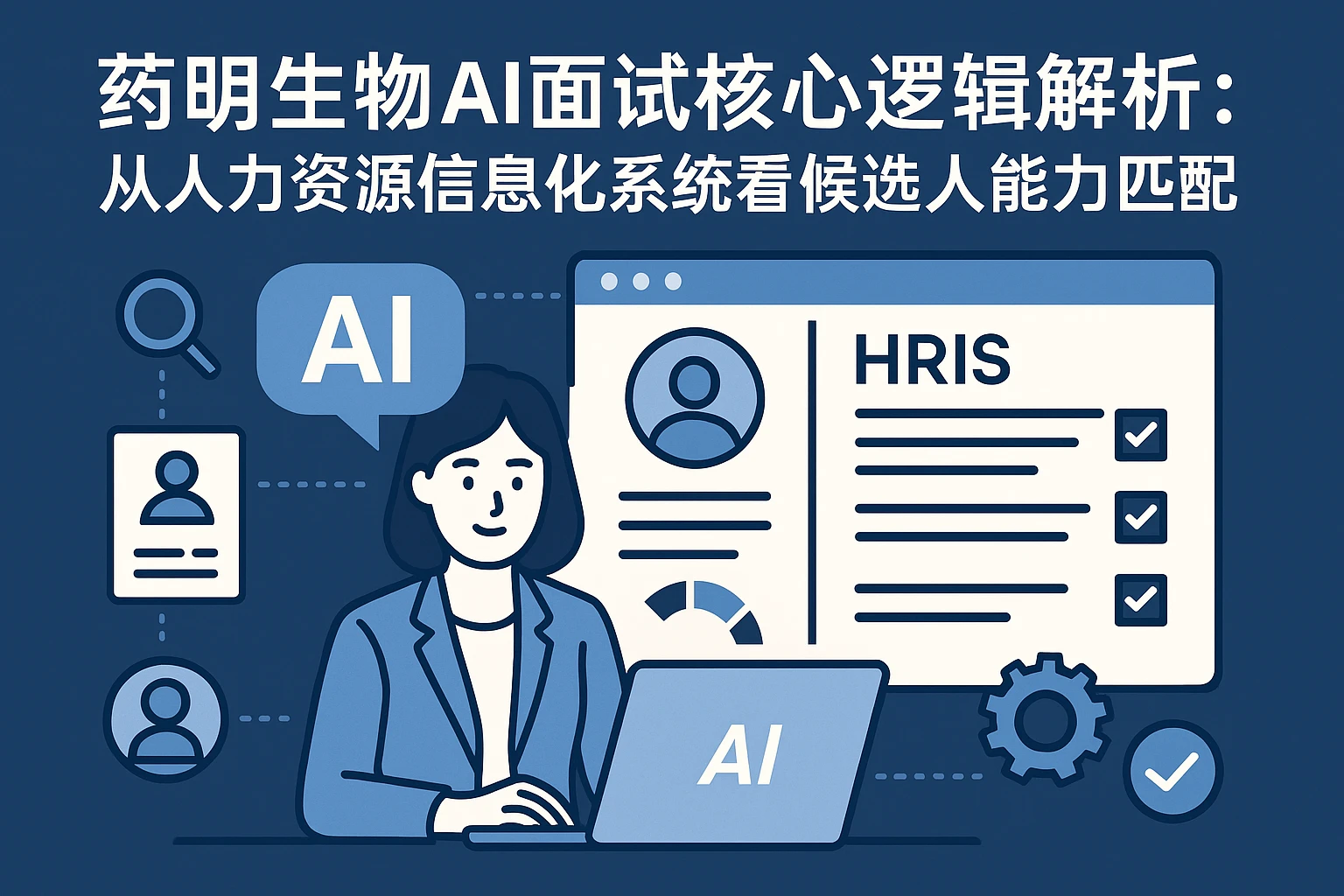 药明生物AI面试核心逻辑解析:从人力资源信息化系统看候选人能力匹配