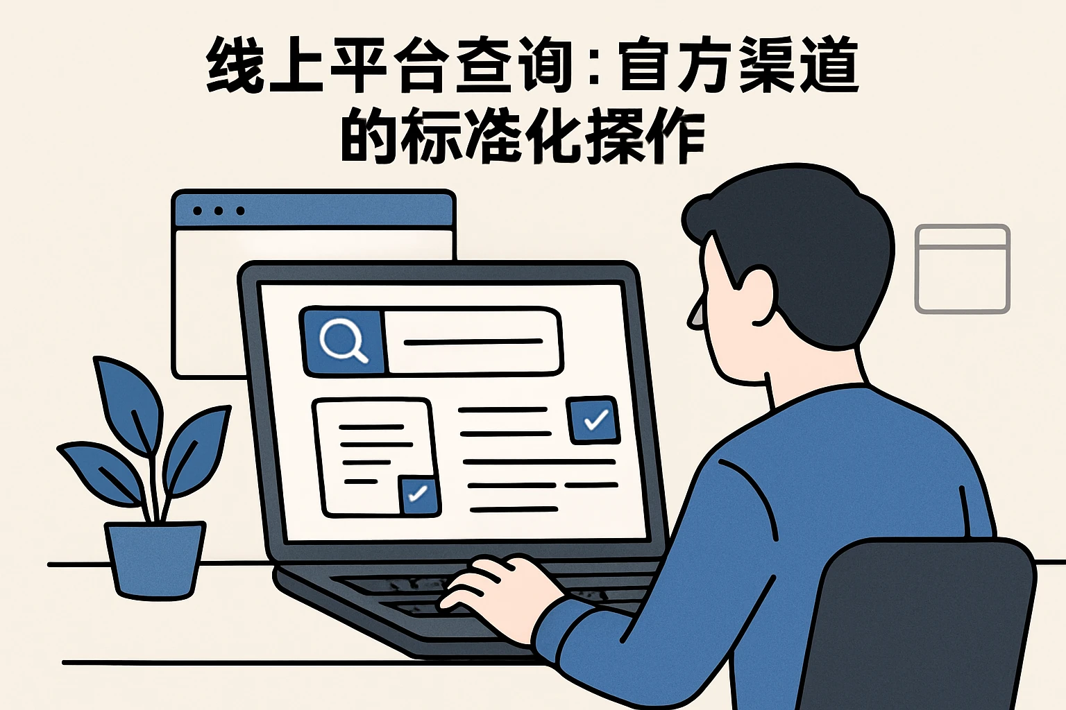 1. 线上平台查询:官方渠道的标准化操作