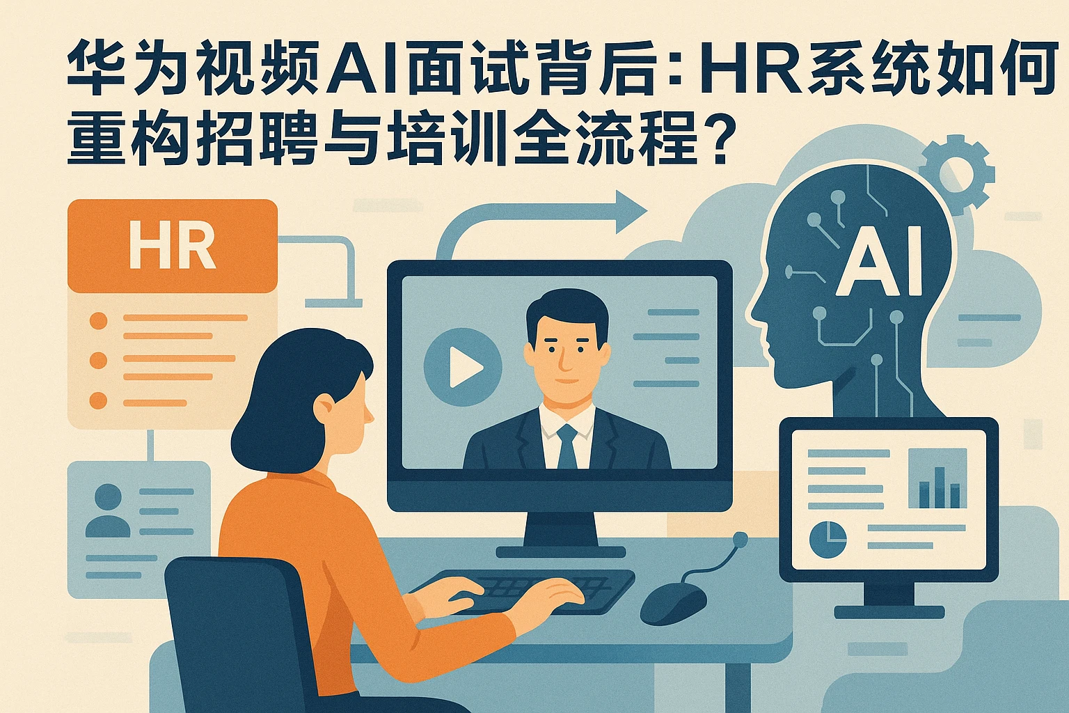 华为视频AI面试背后:HR系统如何重构招聘与培训全流程?