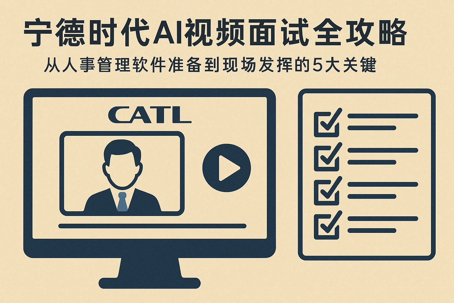 宁德时代AI视频面试全攻略:从人事管理软件准备到现场发挥的5大关键