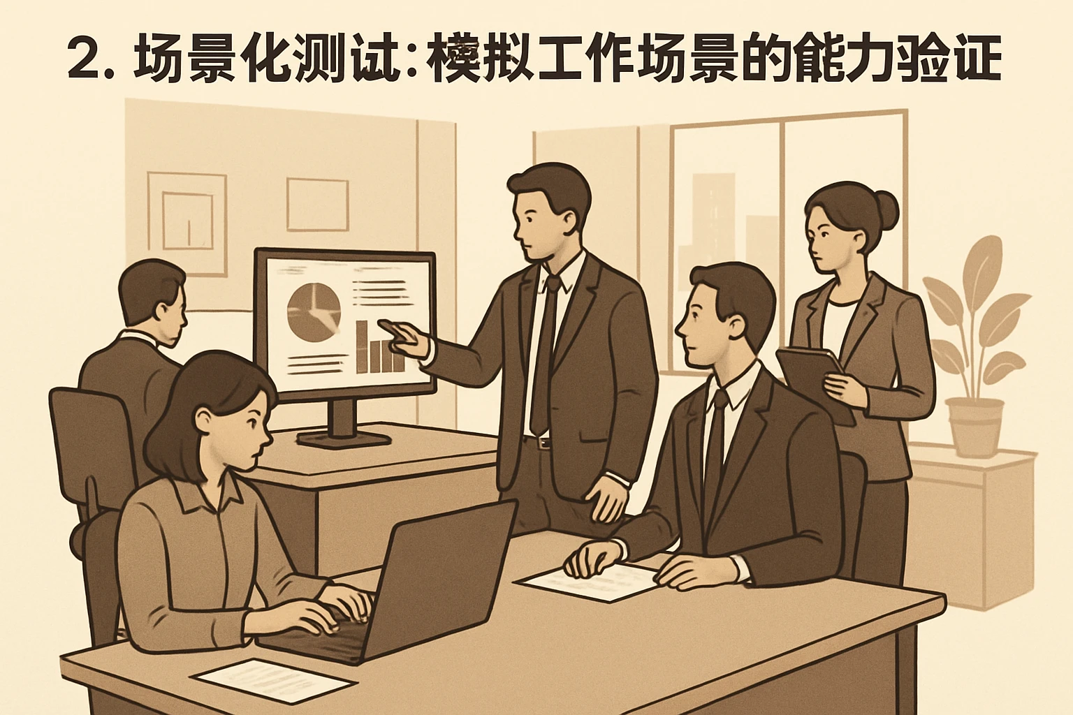 2. 场景化测试:模拟工作场景的能力验证