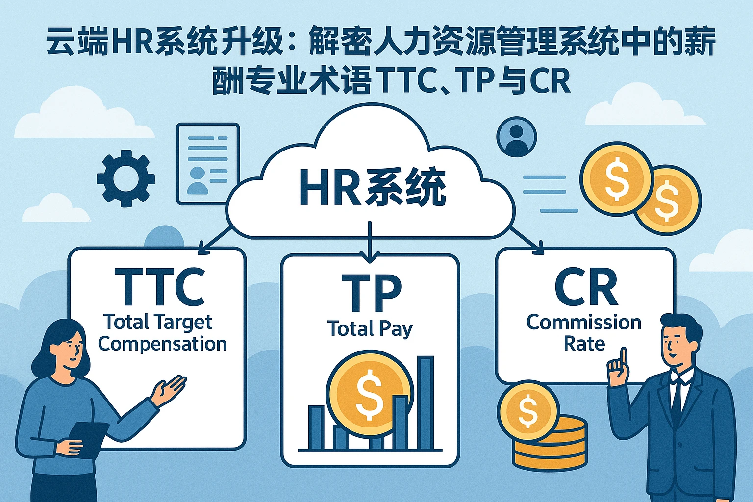 云端HR系统升级：解密人力资源管理系统中的薪酬专业术语TTC、TP与CR