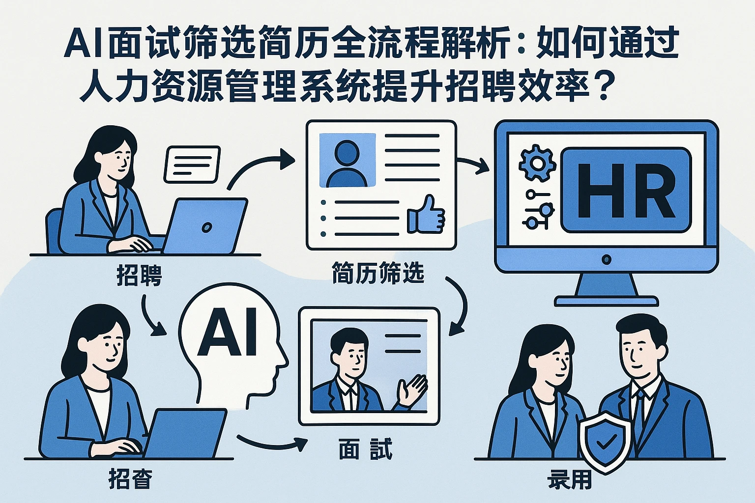 AI面试筛选简历全流程解析:如何通过人力资源管理系统提升招聘效率?
