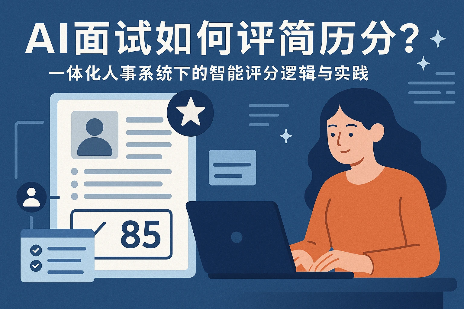 AI面试如何评简历分?一体化人事系统下的智能评分逻辑与实践