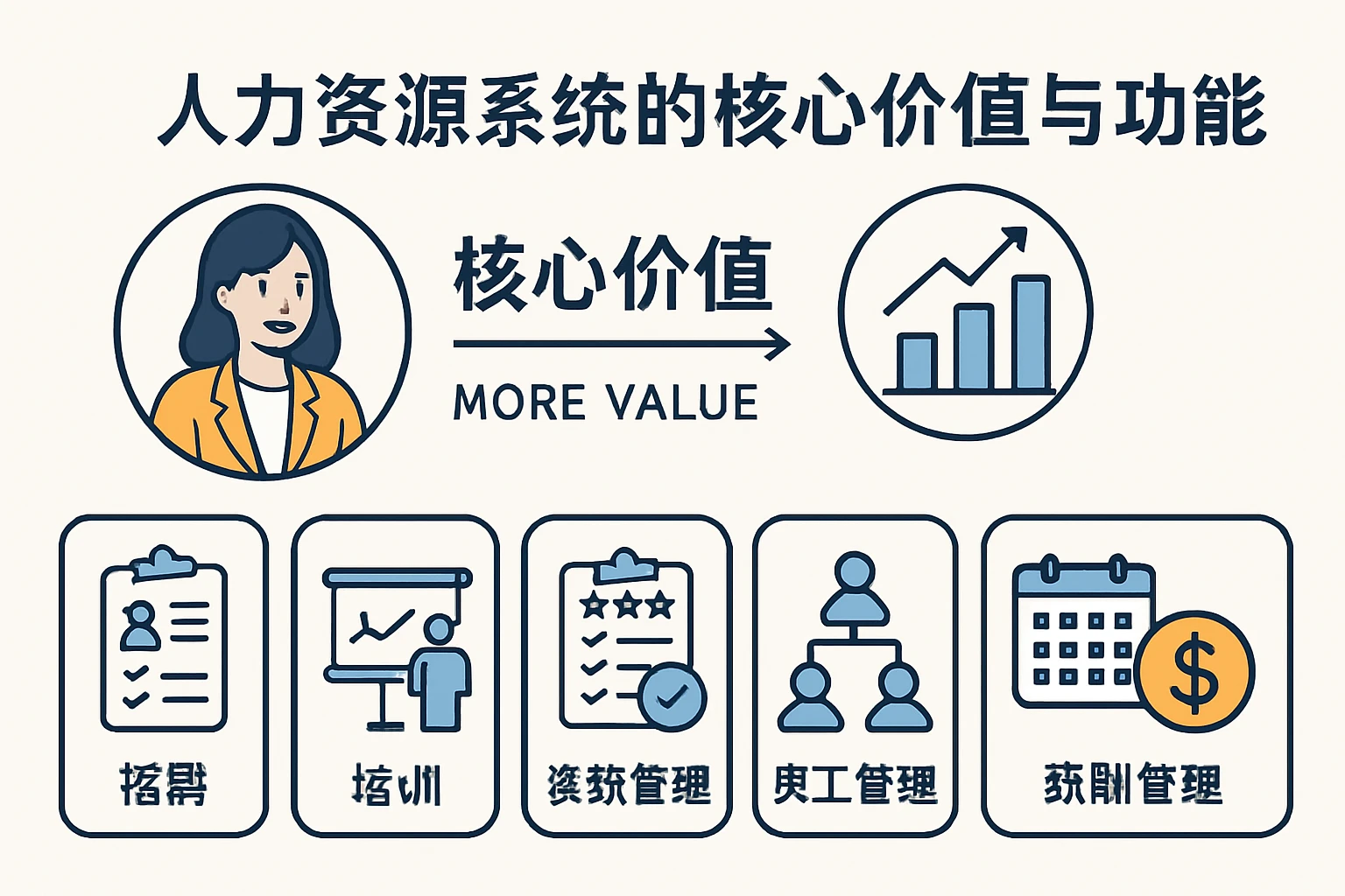 人力资源系统的核心价值与功能模块