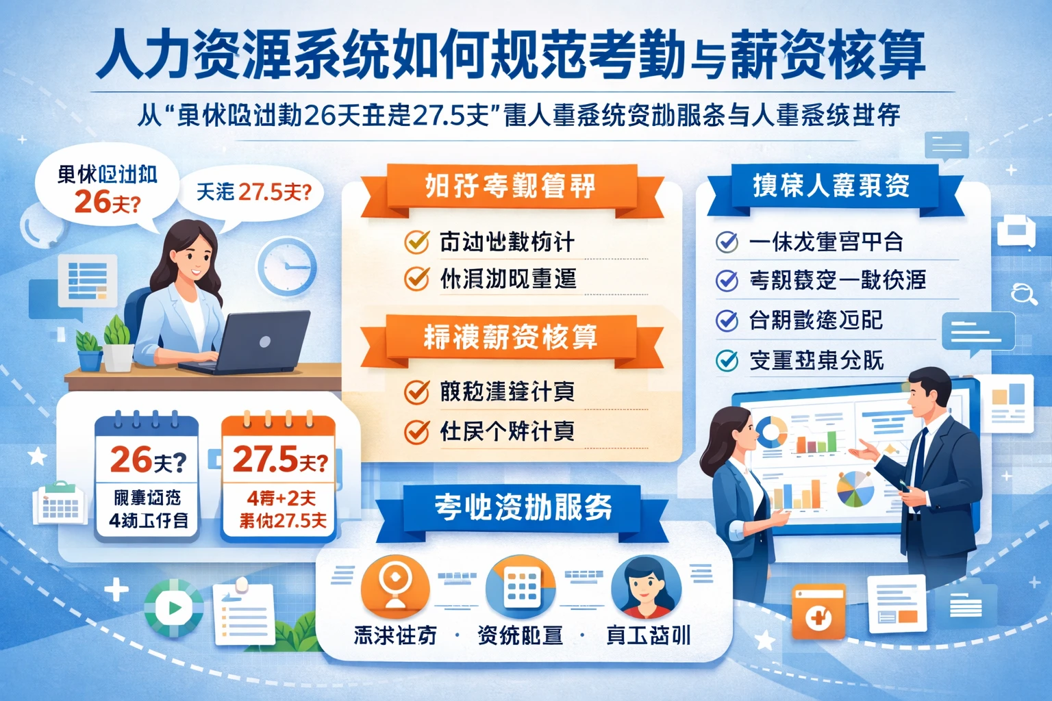 人力资源系统如何规范考勤与薪资核算:从“单休应出勤26天还是27.5天”看人事系统实施服务与人事系统推荐