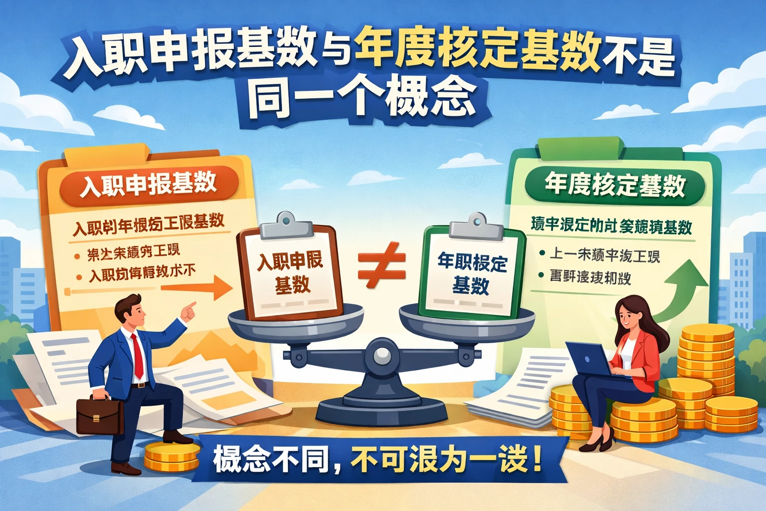 入职申报基数与年度核定基数不是同一个概念