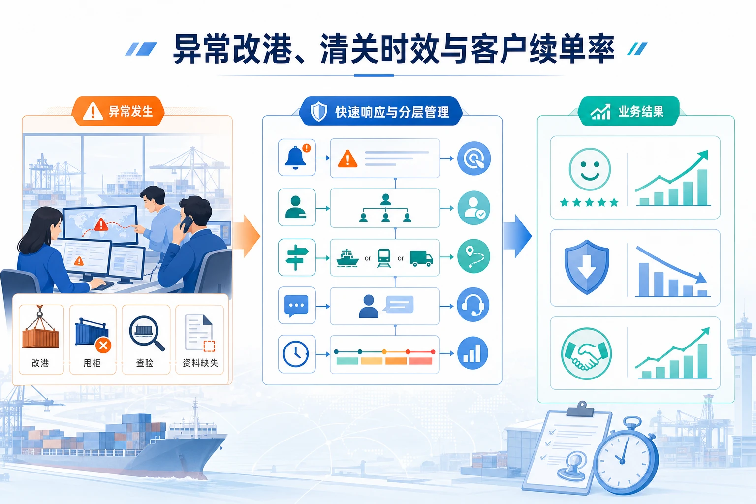 2026年跨境货代操作团队改港责任、清关时效与续单绩效模型