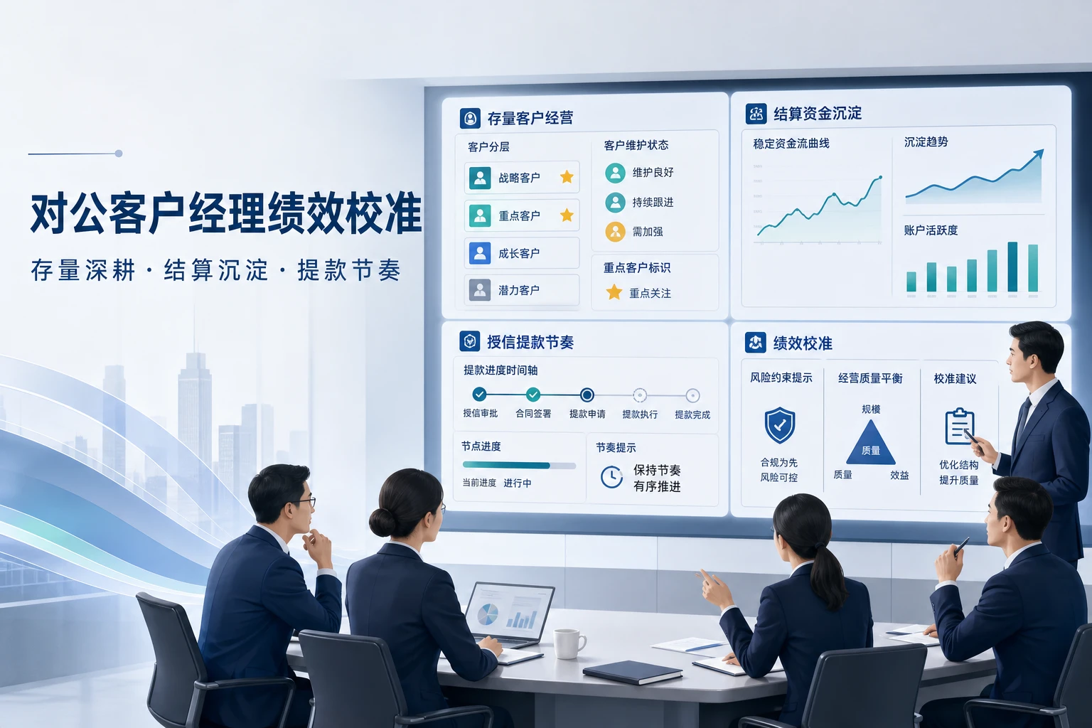 2026年银行对公客户经理绩效校准:存量深耕、结算沉淀与提款节奏