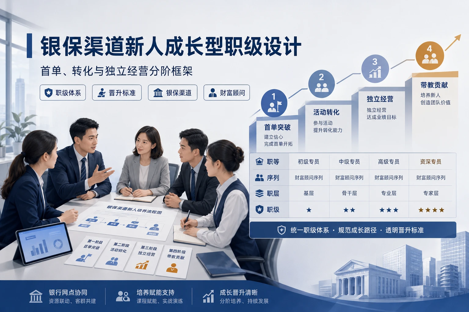 银保渠道新人成长型职级设计：首单、转化与独立经营分阶框架（2026年版）