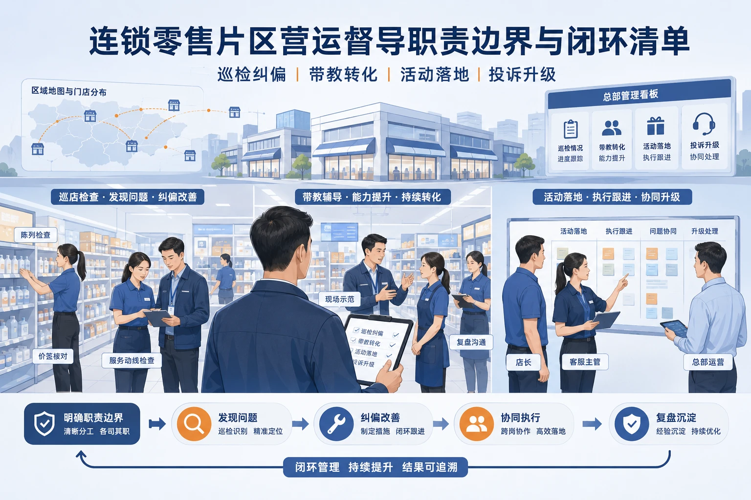 2026年连锁零售片区营运督导职责边界与闭环清单设计