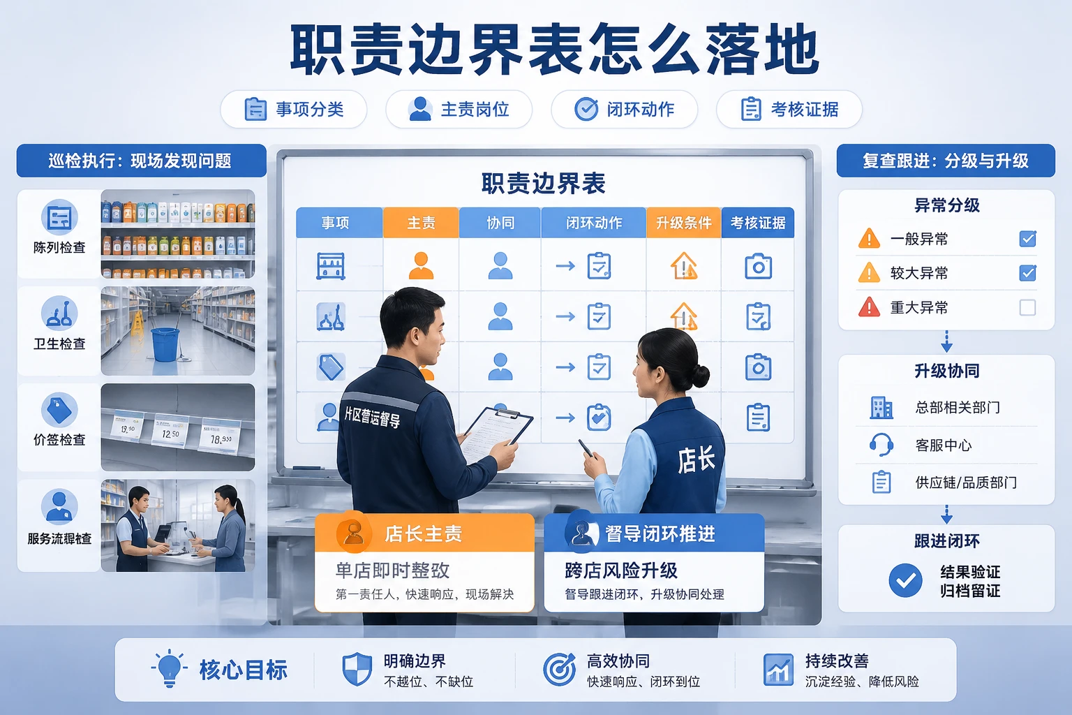 2026年连锁零售片区营运督导职责边界与闭环清单设计