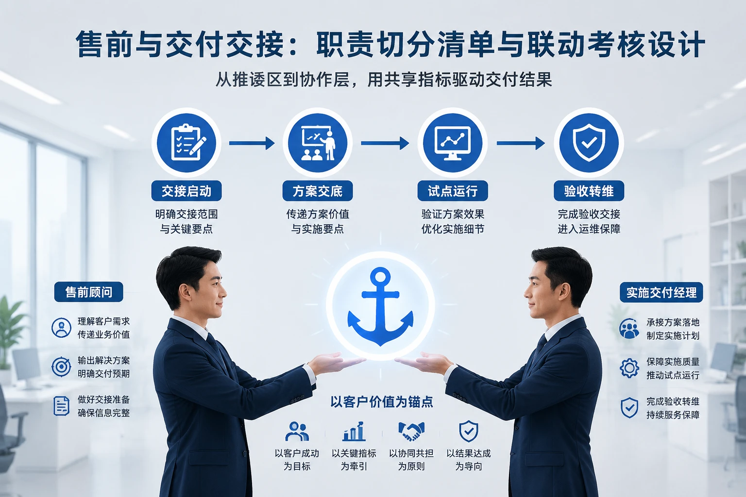 SaaS售前与交付交接：职责切分清单与联动考核设计（2026年版）