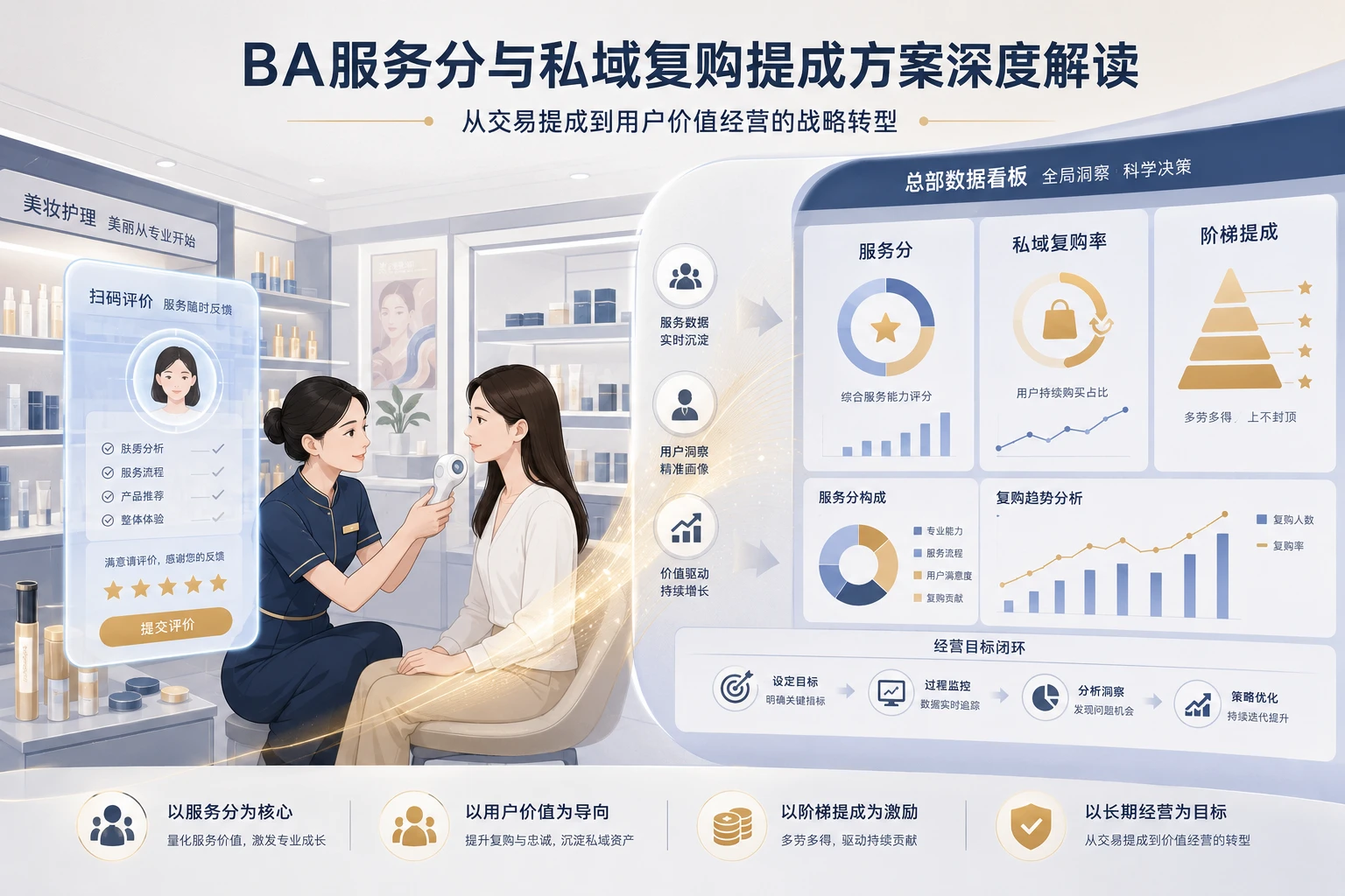 连锁美妆店BA服务分与私域复购提成方案深度解读)(2026年版)