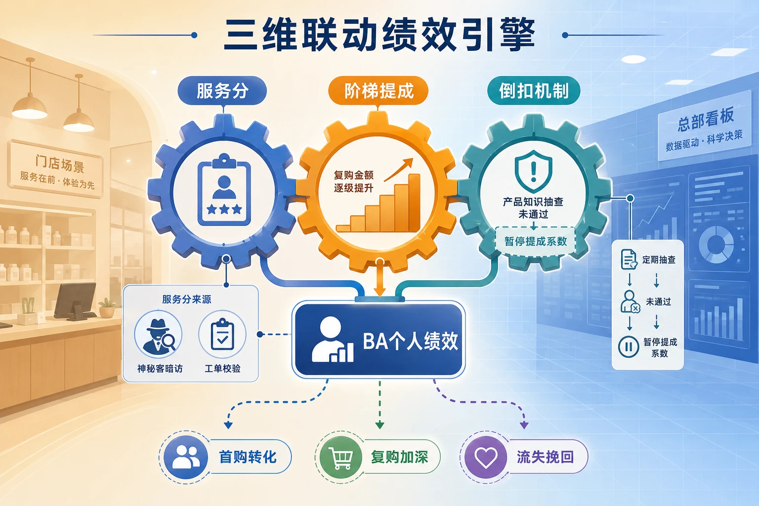 连锁美妆店BA服务分与私域复购提成方案深度解读)(2026年版)