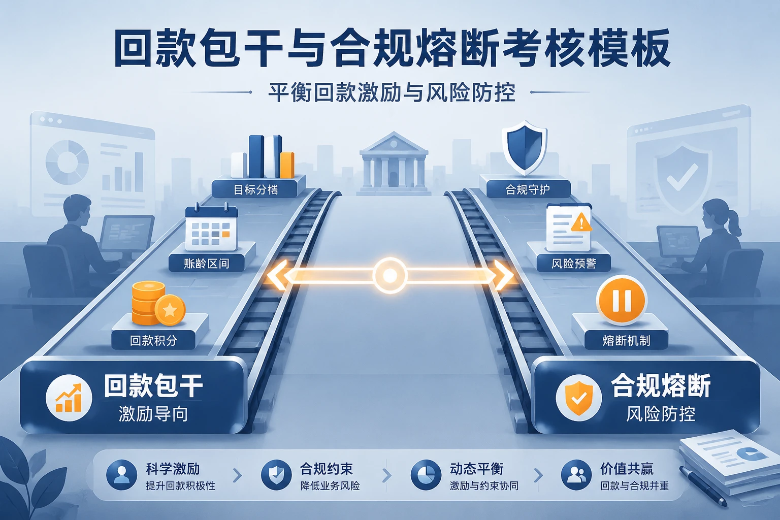 2026年信用卡催收回款包干与合规熔断考核模板